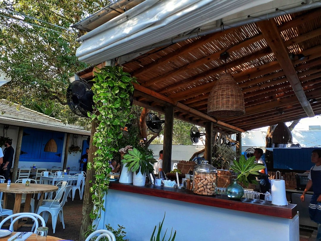 Garden restaurant setting perfect for dining in Karen Nairobi