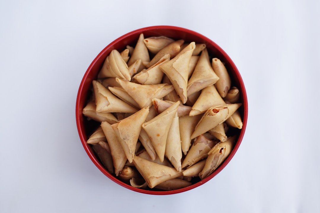 Indian-influenced Kenyan food - samosas and spiced pastries served in Kenya