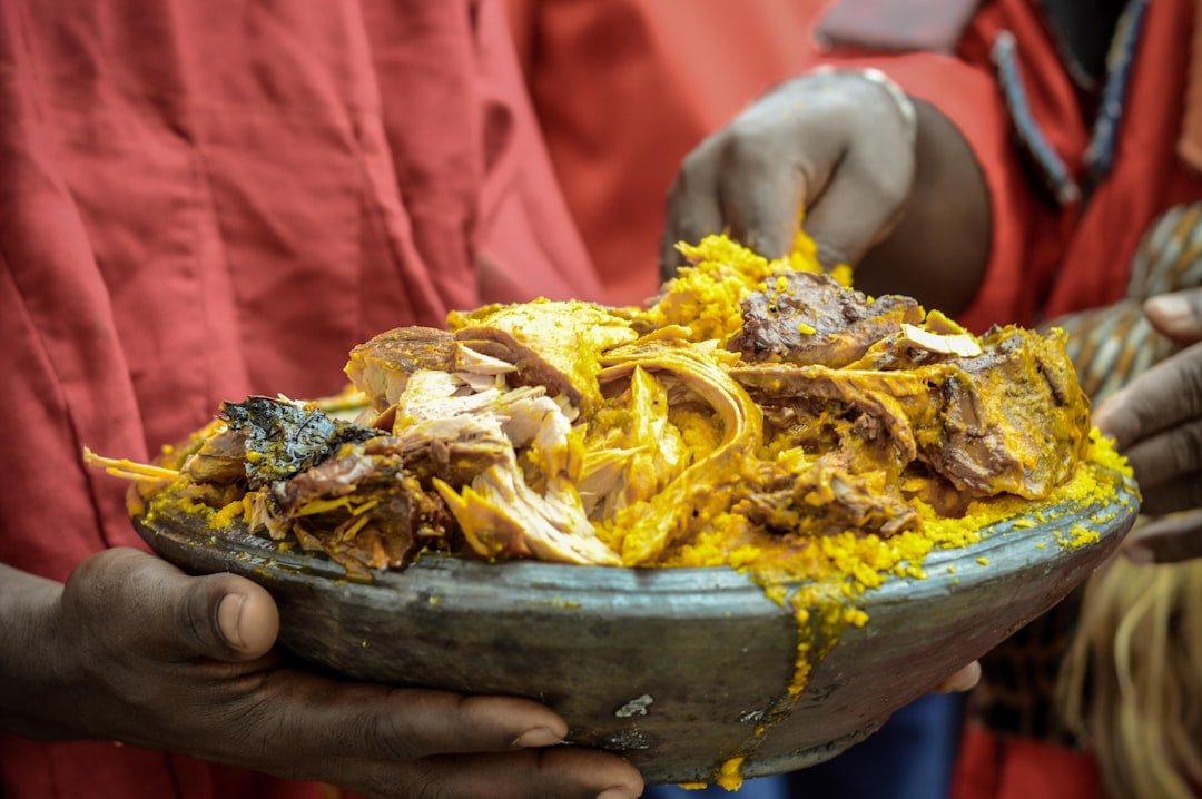 Traditional Swahili dish with spices and coconut on the Kenya coast