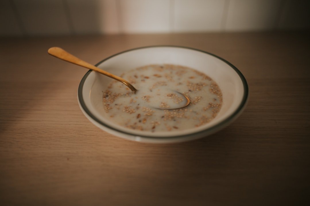 uji recipe in a bowl - Kenyan traditional porridge made from sorghum or millet flour